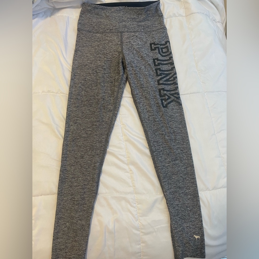 Gray PINK Leggings